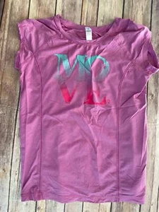 Ivivva by Lululemon size 10 MOVE athletic Tee Top GB25 - Picture 1 of 2