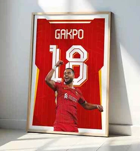 Cody Gakpo Wall Print | Football poster - Picture 1 of 5