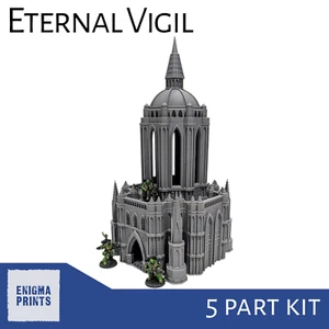 Sanctum of the Eternal Vigil - 28 mm gotische Tischplatte Streugelände 3D-Druck - Bild 1 von 9