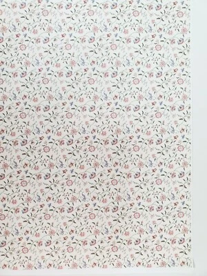 Papel pintado para casa de muñecas Brodnax "Papillon Blueberry" floral 1:12 país francés Foto 1 de 4