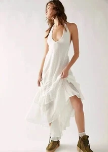 NWT FREE PEOPLE ENDLESS SUMMER Sz XL SLICE OF HEAVEN MAXI DRESS IN IVORY - Picture 1 of 2