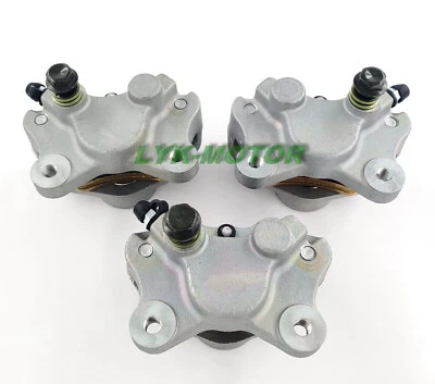 Pinzas de freno delanteras y traseras para Arctic Cat 250 300 375 400 454 500 2x4 4X4 con pastillas Foto 1 de 3