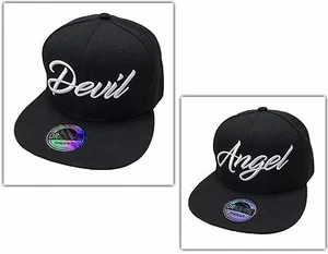 Diable & Angel Snapback USA Casquette de Baseball Bonnet Camionneur Cappy - Picture 1 of 6