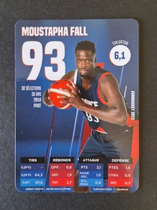 Moustapha FALL #93 Card Slam Deck 2023 Basket France - Picture 1 of 2