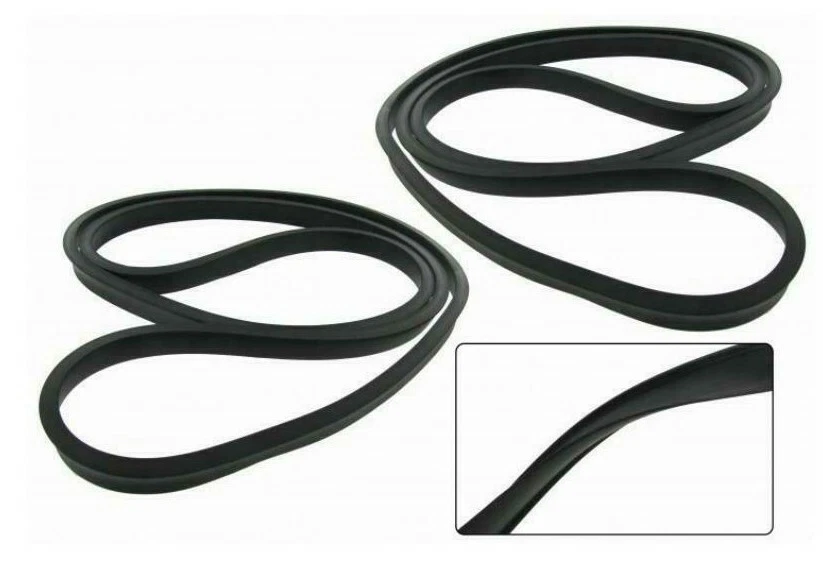 QUARTER WINDOW POP OUT SEALS SET OF 2 PAIR VOLKSWAGEN T1 BUG BEETLE 1965-1978 - Image 1 of 1