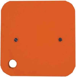 Top de repuesto de madera OPLY naranja para barco 12"" x 12"" x 3/4"" con sujetadores - Imagen 1 de 2