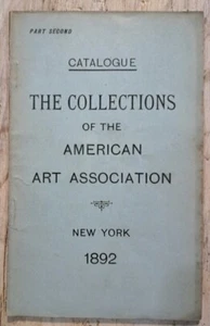 1892 Auktionskatalog The Japanese Chinese Collections of R Austin Robertson NY - Bild 1 von 10