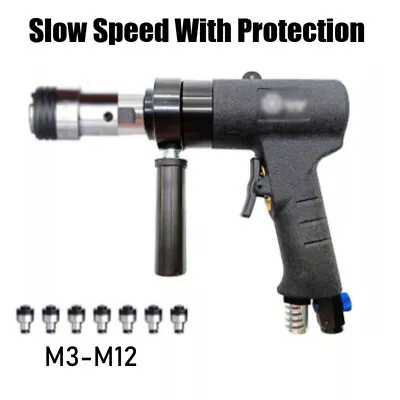 Air Drilling Gun Type Drill Pneumatic Tapping Machine 150RPM/MIN W/ M3-12 Chucks - Image 1 of 4