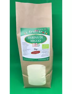 FARINA DI MIGLIO BIOLOGICA 1 KG NATURALMENTE SENZA GLUTINE - Foto 1 di 1