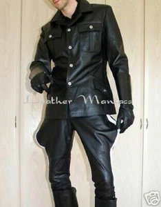 Chaqueta Uniforme Camisa de Cuero Chaqueta Lederuniform - Picture 1 of 1