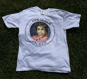 Vintage 80s Anne Murray T shirt size XL 100% cotton Country music Made in USA - Picture 1 of 5