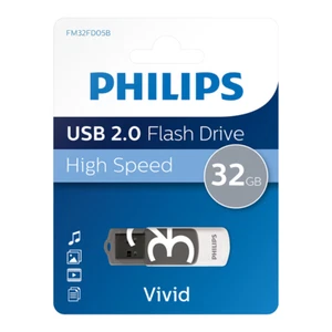 Philips 32GB USB 2.0 Flash Drive Rotatable / Swivel USB 2.0 Memory Stick - Picture 1 of 3