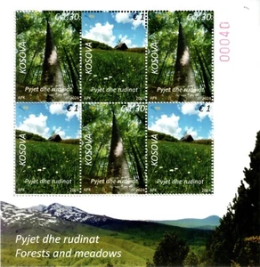 Kosovo Stamps 2024. Forests and meadows. Tree. Mini Sheet MNH - Picture 1 of 1