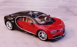 Bugatti Chiron DieCast Metal Model Car SuperCar Hypercar by Welly 1:24 Scale - Picture 1 of 10