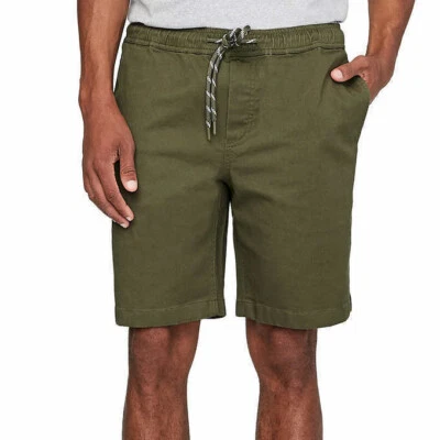 Buffalo David Bitton Men's Henry Drawstring Pull-On Short SIZE XXL COLOR OLIVE G - Image 1 of 4
