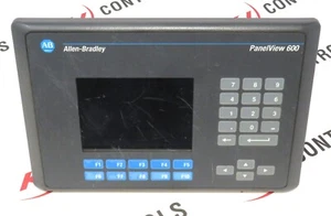 Allen-Bradley 2711-K6C1 PanelView 600 Color Keypad HMI 5.7" 100-240VAC RS232 - Bild 1 von 4