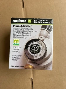 Melnor Automatic Water Timer "Time-A-Matic" Flow Meter With Shut Off model 101 - Picture 1 of 3