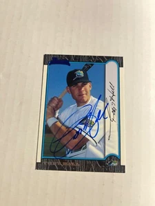 Tampa Bay Rays TOBY HALL Signed Card - Picture 1 of 1