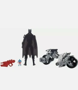 Batman Justice League Transforming Batcycle Vehicle & Figure Set - Picture 1 of 2
