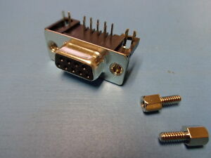 (10) MOLEX 87204-6066 9 PIN DB9 DSUB D-SUB PCB MOUNT FEMALE CONNECTOR NEW