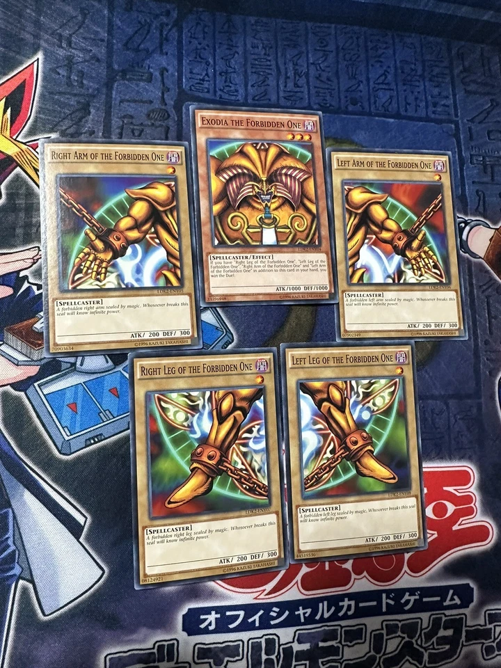 Yugioh Common Exodia The Fobidden One Set LDK2 LDK2-ENY04 Exodia Set  - Image 1 of 1