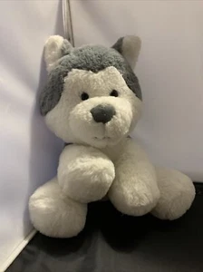 Spark Create Imagine Approx 12" Husky Wolf Puppy Dog Stuffed Animal Plush AV - Picture 1 of 7