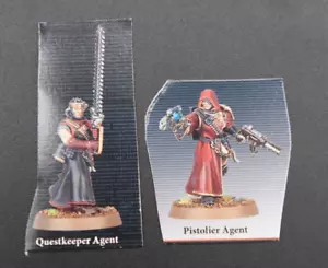 Warhammer 40k Inquisition Questkeeper OR Pistolier Agent NEW on SPRUE - Picture 1 of 2