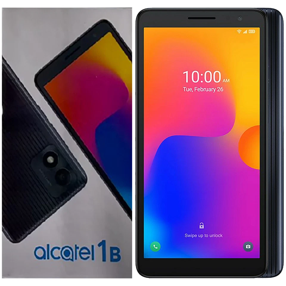 BNIB Alcatel 1B (2022) 4G/LTE Blue 32GB + 2GB Dual-SIM Factory Unlocked GSM - Image 1 of 1