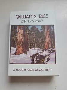 NEU Box Urlaub Weihnachten 20 Karten & Umschläge 4 Designs William S. Rice Nature - Bild 1 von 10