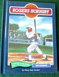Rogers Hornsby Baseball Legends Collection  Vintage Hardcover - Bild 1 von 5
