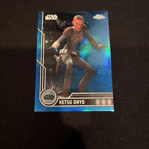 Tarjeta refractor azul Ketsu Onyo 2023 Topps cromada Star Wars/150 - Imagen 1 de 4