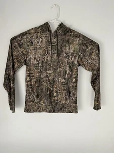 Gamehide Shapeshift Brown and Green Camo Hoodie Long Sleeve Shirt Size Small - Picture 1 of 9