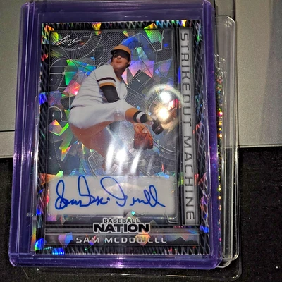 Hoja Nación de Béisbol 2025 Silver CRK Ice SMA-SMD SAM MCDOWELL-INDIOS DE CLEVELAND Foto 1 de 3