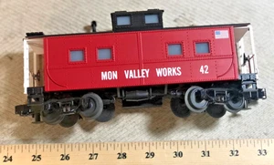 MTH 42 Mon Valley Works Cupola Centro Acciaio Caboose Calibro O Rosso (C) - Foto 1 di 6