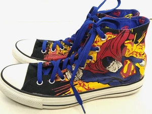 CONVERSE ALL STAR "SUPERMAN" TOP ALTI Uomo Taglia 10, TELA - Foto 1 di 12