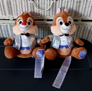 Chip n Dale Disney 100 Years of Wonder Plush Stuffed Animal Silver Tuxedos - Picture 1 of 6