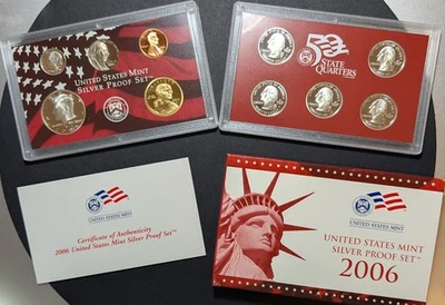2006 Silver Proof Set a 10 piece Collection with COA - Image 1 of 4
