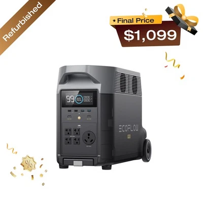 EcoFlow DELTA Pro 3600Wh Power Station Generator Certified Refurbished, LFP - Image 1 of 4