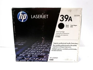 Genuine HP LaserJet 39A (Q1339A) BLACK (For LaserJet 4300) SEALED OEM - Picture 1 of 8