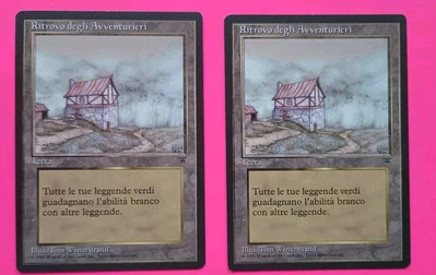 Magic  MTG FBB ITALIAN ADVENTURERS' GUILDHOUSE X 2 VLP/EX U LEGENDS 1995 Nice!! - Image 1 of 4