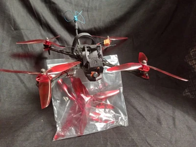 FPV Quadcopter/Racing Drone + Spare Blades/Propellers | Raggio-T-Motor - Image 1 of 4