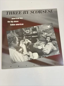 Three By Scorsese Laserdisc Short Films (1990) Big Shave Italian American Boy - Picture 1 of 2