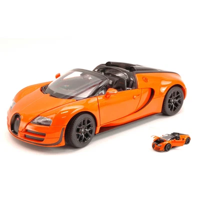 BUGATTI VEYRON 16.4 GRAND SPORT 2012 ORANGE 1:18 Rastar Auto Stradali Nouveau mo - Photo 1/3