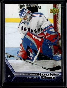 2005-06 Upper Deck Rookie Class #3 Henrik Lundqvist - Picture 1 of 2