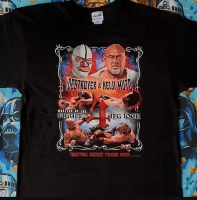 Destroyer & Great Muta Shirt 2XL Japan Pro Wrestling NJPW AJPW FMW WWF ECW WCW - Image 1 of 3