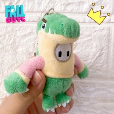 Fall Guys Ultimate Knockout /Little Dinosaur Doll Plush Keychain Pendant Keyring - Image 1 of 4