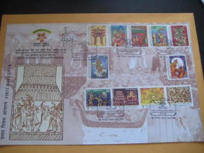 2018 India ASEAN Summit Ramayana cancelled FDC w/brochure - Limited Edition - Image 1 of 3