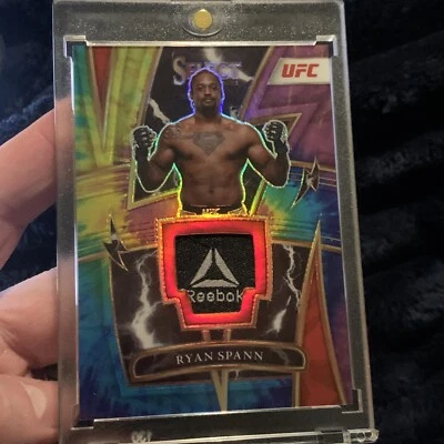 2022 Ryan Spann Reebok Tag Patch Tie Dye /25 UFC Select  - Image 1 of 2