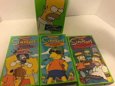 The Best of the Simpsons - Boxed Set 3 VHS Tapes Volume 1,2,3 - Image 1 of 4