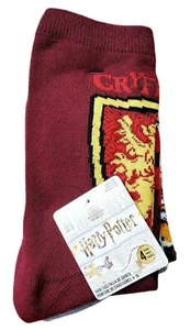 New Women's Harry Potter Hogwarts House Crew Socks 4 Pairs. - Picture 1 of 4